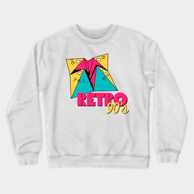 Retro 90’s Style Fashion and Decor Crewneck Sweatshirt by Xtian Dela ✅